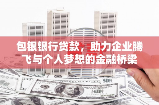霸州包银银行贷款，助力企业腾飞与个人梦想的金融桥梁