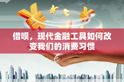 霸州借呗，现代金融工具如何改变我们的消费习惯