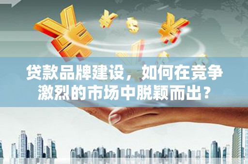 霸州贷款品牌建设，如何在竞争激烈的市场中脱颖而出？